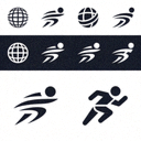 kaiyun-开云（中国）官方网站_KAIYUN SPORTS logo，绿色为主调的体育门户标志